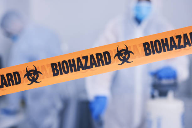 Professional Biohazard Cleanup technician working in Ellison Bay, WI